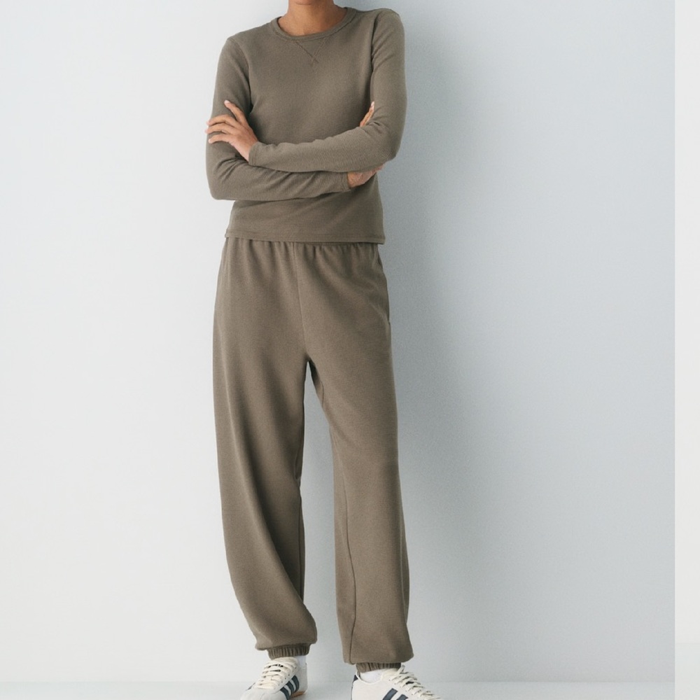 Tna Wafflex Long Sleeve and Jogger Set